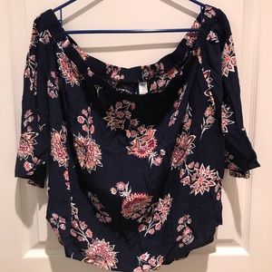Old Navy Off the Shoulder Floral Top